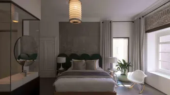 اقامتگاه سنتی حنا تهران - اتاق 2 تخته (1 تخت 2 نفره)