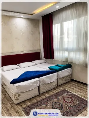 هتل آپارتمان میرمفیدی مشهد - اتاق 3 تخته (3 تخت 1 نفره)