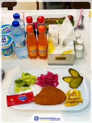 هتل آپارتمان میرمفیدی مشهد - منوی غذایی