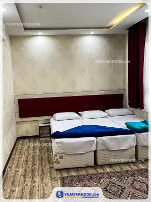 هتل آپارتمان کمال مشهد - اتاق 3 تخته (3 تخت 1 نفره)