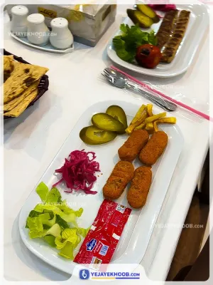 هتل آپارتمان کمال مشهد - منوی غذایی