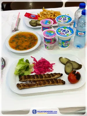 هتل آپارتمان کمال مشهد - منوی غذایی