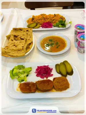 هتل آپارتمان کمال مشهد - منوی غذایی