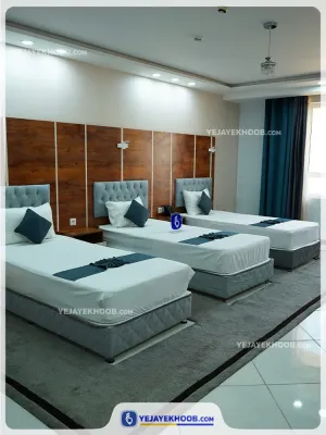 هتل دریتا قشم - اتاق 3 تخته (3 تخت 1 نفره)