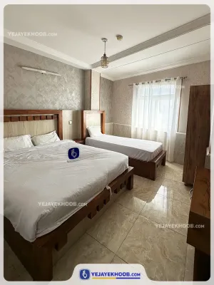 هتل آپارتمان دنیز قشم - اتاق 3 تخته (1 تخت 2 نفره 1 تخت 1 نفره)