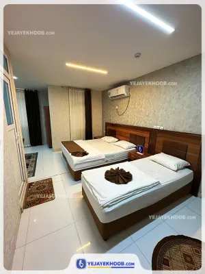 هتل رویال قشم - اتاق 3 تخته (1 تخت 2 نفره 1 تخت 1 نفره)