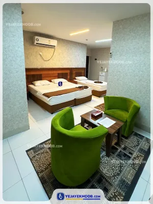 هتل رویال قشم - اتاق 3 تخته (1 تخت 2 نفره 1 تخت 1 نفره)