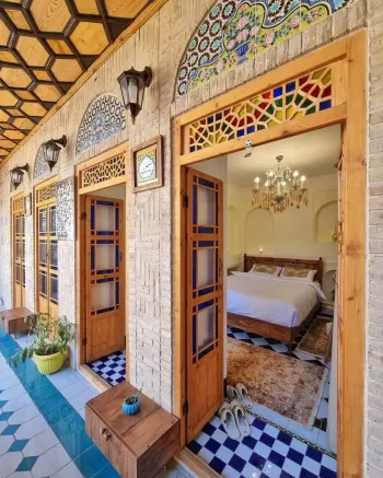 هتل بوتیک ایراندخت شیراز - اتاق 2 تخته (1 تخت 2 نفره)