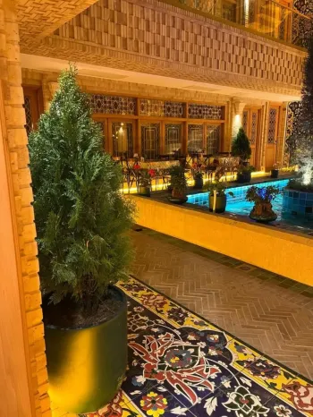 هتل بوتیک گیسو شیراز - نمای محوطه