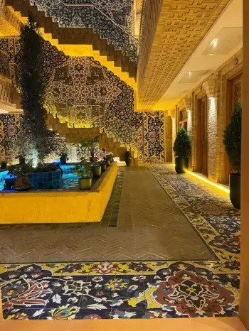 هتل بوتیک گیسو شیراز - نمای محوطه