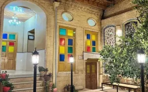 هتل سنتی نیایش شیراز - نمای محوطه