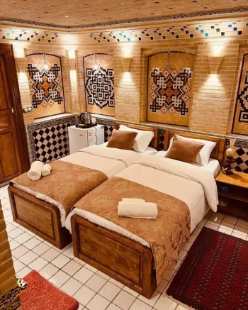 هتل بوتیک شمس الملوک شیراز - اتاق 2 تخته (2 تخت 1 نفره)