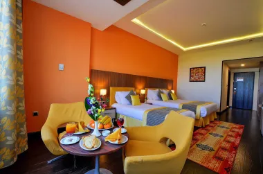 هتل پارسیان رامسر - اتاق 3 تخته (1 تخت 2 نفره 1 تخت 1 نفره