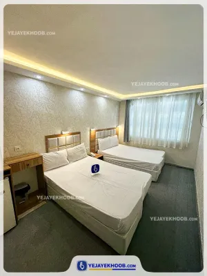 هتل آپارتمان خاطره مشهد - اتاق 4 تخته (2 تخت 2 نفره)