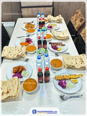 هتل جوادیه مشهد - منوی غذایی