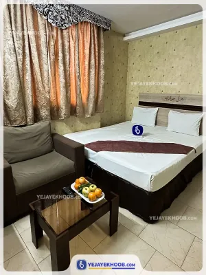 هتل جوادیه مشهد - اتاق 2 تخته (1 تخت 2 نفره)