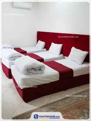 سوئیت آپارتمان سجاد مشهد - اتاق 3 تخته (3 تخت 1 نفره)