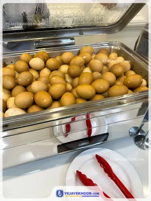 هتل آسمان رویال کیش - میز سلف غذا