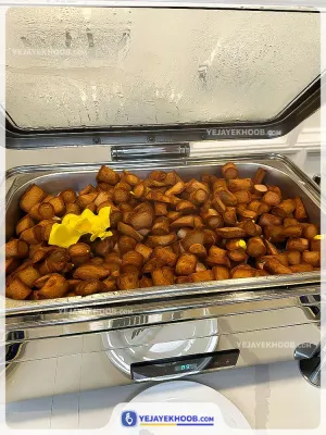 هتل آسمان رویال کیش - میز سلف غذا