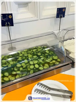 هتل آسمان رویال کیش - منوی سلف صبحانه