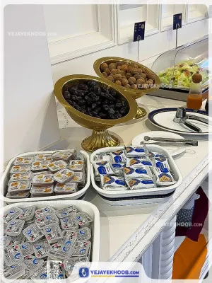 هتل آسمان رویال کیش - منوی سلف صبحانه