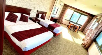 هتل پارمیدا کیش - اتاق 3 تخته (1 تخت 2 نفره 1 تخت 1 نفره)