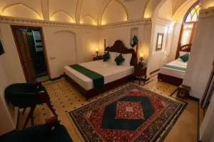 اقامتگاه سنتی ایوان کاشان -  اتاق 2 تخته (1 تخته 2 نفره)