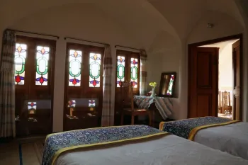 اقامتگاه سنتی مهینستان راهب کاشان - نمای اتاق