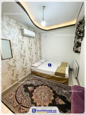 هتل آپارتمان دماوند مشهد - اتاق 2 تخته (1 تخت 2 نفره)