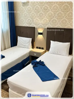 هتل دیبا مشهد - اتاق 2 تخته (2 تخت 1 نفره)