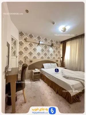 هتل آپارتمان هومن مشهد - اتاق 2 تخته (1 تخت 2 نفره)