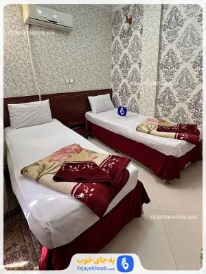 هتل آپارتمان یاسینی مشهد - اتاق 2 تخته (2 تخت 1 نفره)
