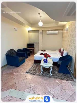 هتل آپارتمان احسان مشهد - اتاق 2 تخته (2 تخت 1 نفره)