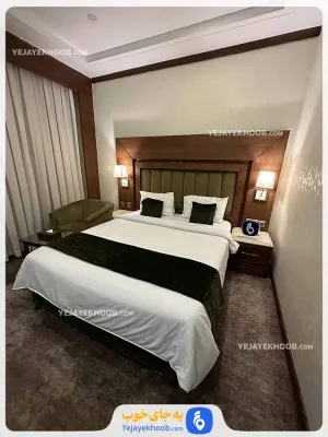 هتل آدینا مشهد - اتاق 2 تخته (1 تخت 2 نفره)