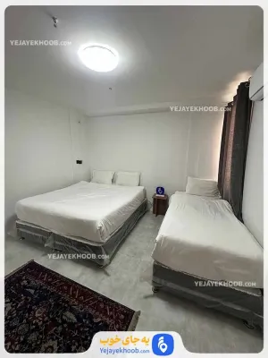 هتل آپارتمان رسام شیراز - اتاق 3 تخته (1 تخت 2 نفره و 1 تخت 1 نفره)