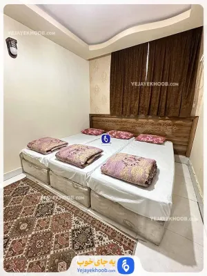 هتل آپارتمان آتریس مشهد - اتاق 3 تخته (3 تخت 1 نفره)