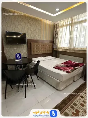هتل آپارتمان آسمان نیلی مشهد - اتاق 2 تخته (1 تخت 2 نفره)