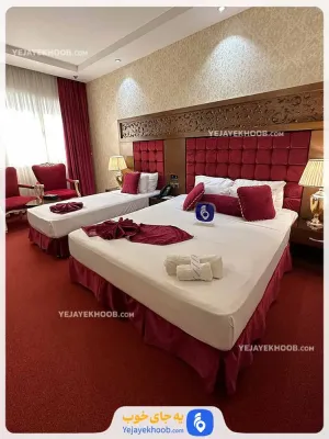 هتل الماس نوین مشهد - اتاق 3 تخته (1 تخت 2 نفره و 1 تخت 1 نفره)
