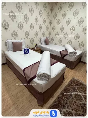 هتل الرحمان مشهد - اتاق 2 تخته (2 تخت 1 نفره)