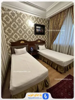 هتل سایه مشهد - اتاق 2 تخته (2 تخت 1 نفره)