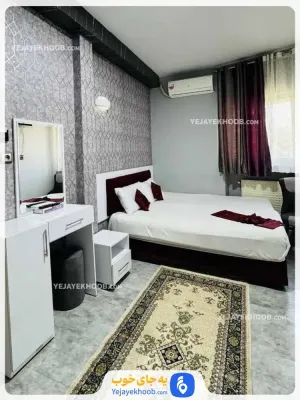 هتل آپارتمان شقایق مشهد - اتاق 2 تخته (1 تخت 2 نفره)