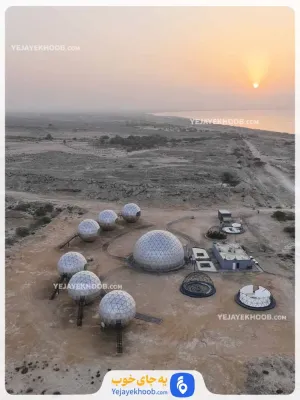 اقامتگاه بومگردی جیزرو قشم - نمای بیرونی