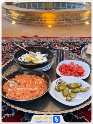 هتل بوتیک دژ نیشابور - منوی صبحانه