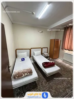 هتل آپارتمان نور طوبی مشهد - اتاق 2 تخته (2 تخت 1 نفره)