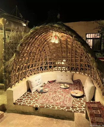 اقامتگاه بومگردی جمول هرمز - نمای محوطه