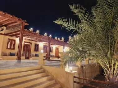 اقامتگاه بومگردی نخل جابری قشم - نمای بیرونی 