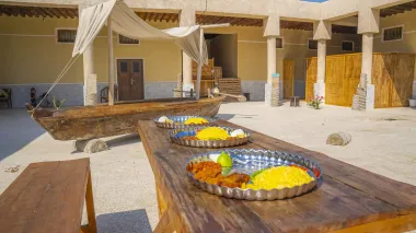 اقامتگاه بومگردی پیر حرا قشم - فضای محوطه