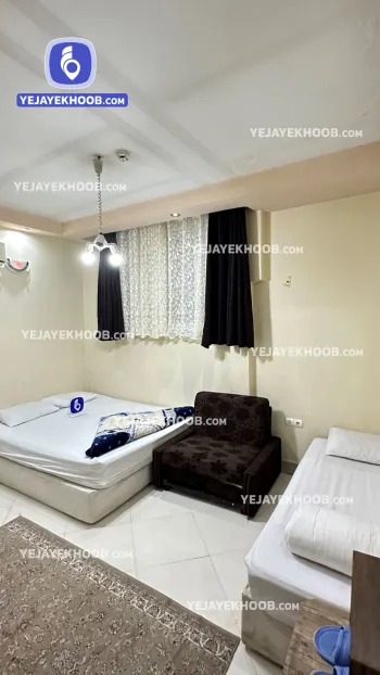 سوئیت آپارتمان آرتا مشهد - اتاق ۳ تخته (۱ تخت ۲ نفره و ۱ تخت ۱ نفره)    