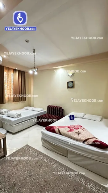 سوئیت آپارتمان آرتا مشهد - اتاق ۴ تخته (۱ تخت ۲ نفره و ۲ تخت ۱ نفره)  