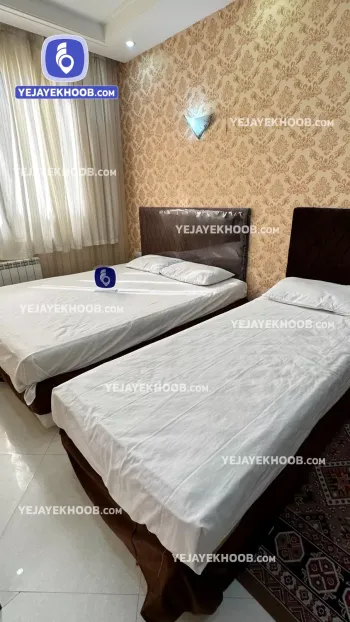 سوئیت آپارتمان قصر سفید مشهد - اتاق ۳ تخته (۱ تخت ۲ نفره و ۱ تخت ۱ نفره)